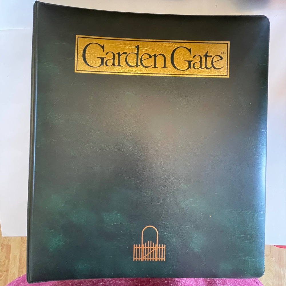 Garden Gate Magazine 2001 Full Year Issues 37-42 with Branded Binder Green